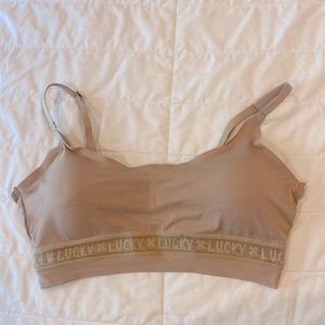 Lucky Brand never worn, no wire nude bra, size medium